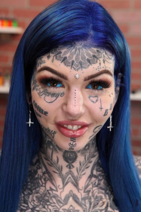 Tattooed Face Porn