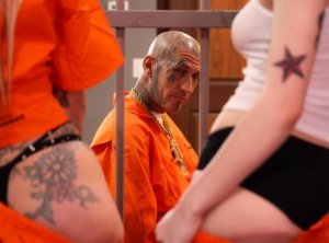 Alt Erotic Prison Fetish Blonde Tattoo
