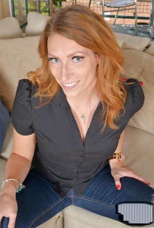 Mature redhead woman Ava Austen undresses pretty sexy and hot 26327473