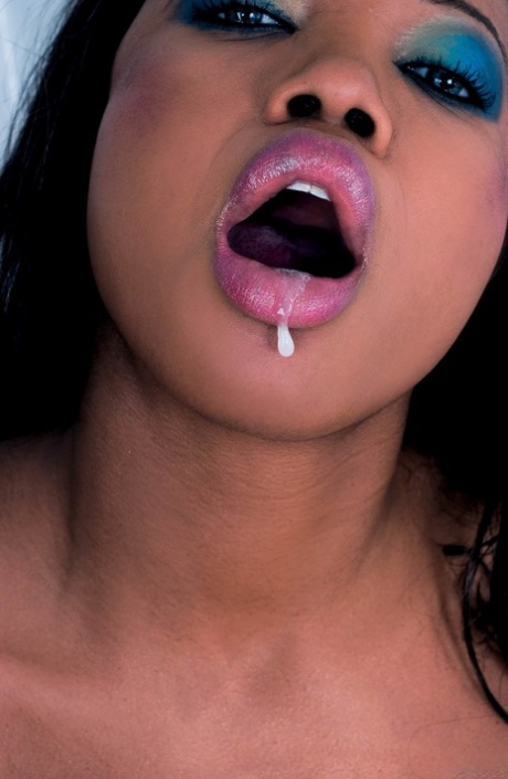 Hot Naked Black Chick With Mouth Full Of Cum - Black Domination Porn Pics & XXX Photos - LamaLinks.com