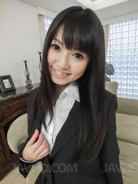 Sweet Japanese girl Kotomi Asakura squirts during the course of MMF sex 53781826