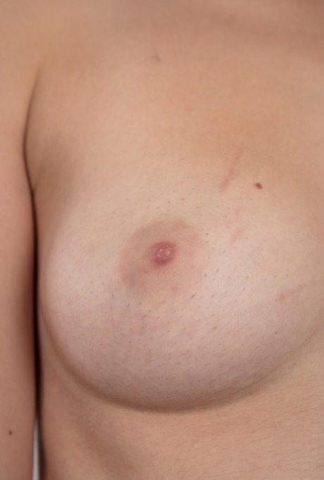 Czechoslovakian amateur Anastazie slowly gets completely naked by herself 14196665