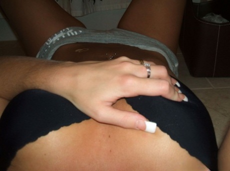 Blonde teen takes tempting self shots in a bathroom mirror 85761426