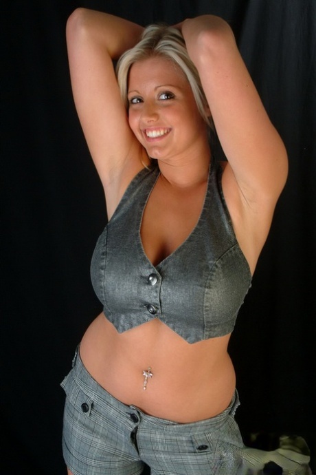 Busty blonde amateur Emily Brady teases with her hot ass and nude big breasts 59218998