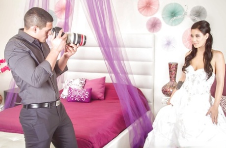 Hardcore Milf wedding with bride Noelle Easton giving blowjobs 49646904